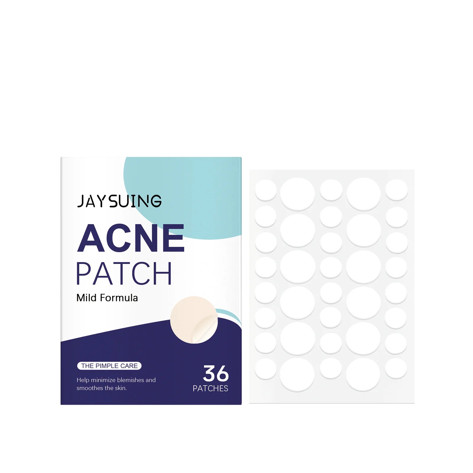 Jaysuing Pimple Patches Fast Soothe Relieve Red Swell Help Repairing Skin Barrier Conceal Facial Blemish Breathable Acne Patch Oasis Select 36pcs Boxed