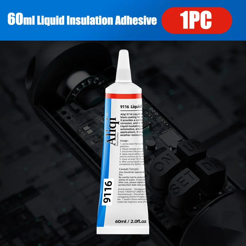 15/60ML Liquid Glue Electrical Insulation Paste Wire Cable Coat Fix Line Glue Home Electric Line Repair Insulation Sealant Oasis Select 60ml