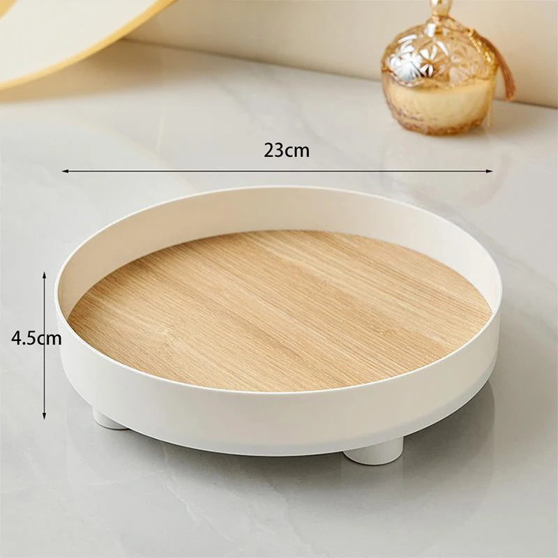 Living Room Coffee Table Aromatherapy Ornaments Tabletop Storage Tray Round Tray Oasis Select Yellow