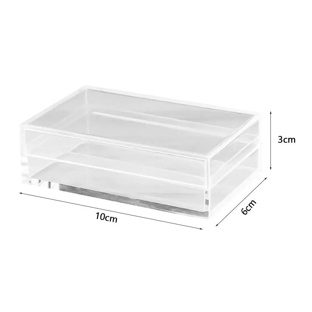 Thickened Acrylic Storage Box Rectangular Transparent Box Multisize Food Candy Storage Container Protection Showcase Packing Box Oasis Select 10x6x3cm