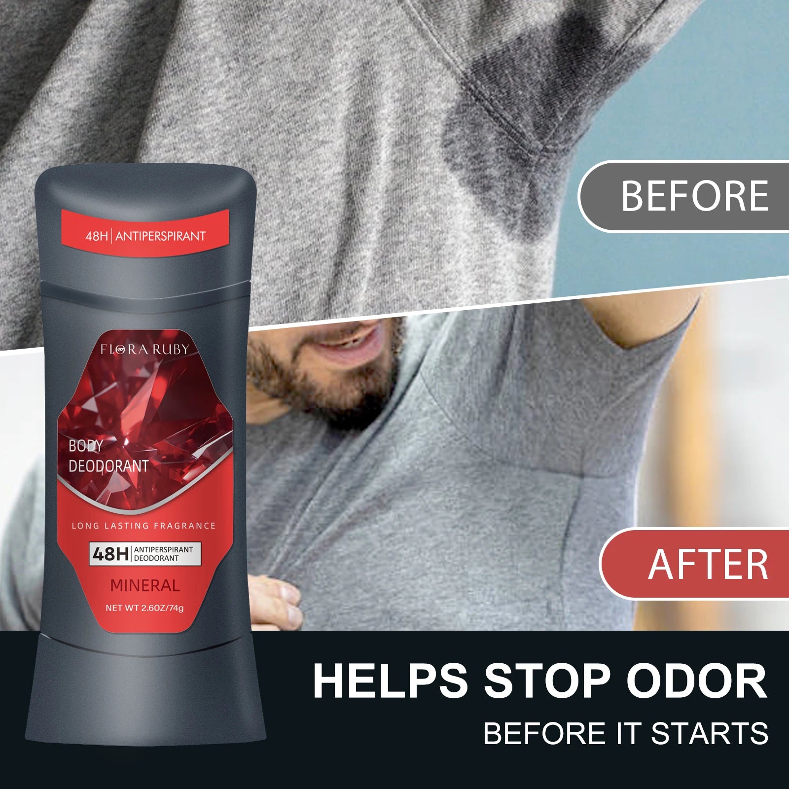 Body Odor Remove Cream Underarm Bad Smell Sweating Removal Armpit Refreshing Antiperspirant Lasting Aroma Deodorant Body Care Oasis Select