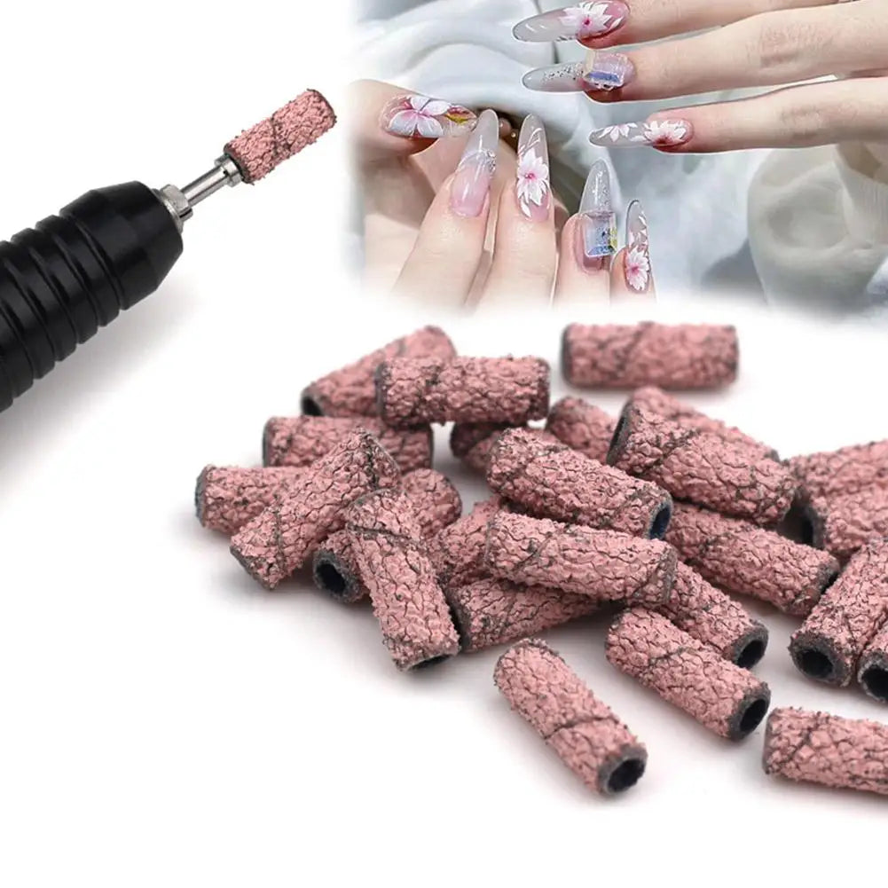 100-Piece Nail Drill Sanding Bands – Manicure & Pedicure Bits Nail Drill Sanding Bands Oasis Select
