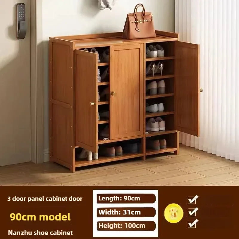 Multi-functional shoe cabinet shoe rack large capacity shoe storage rack dustproof multi-layer shelf Oasis Select Three doors B