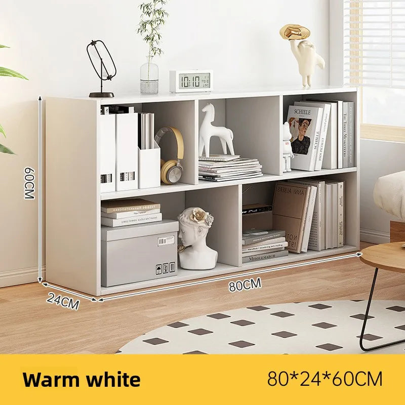 Bookcase Household Bookshelf Shelf Kindergarten School Bag Cabinet Living Room Grid Cabinet Storage Cabinet Large Capacity Oasis Select 1