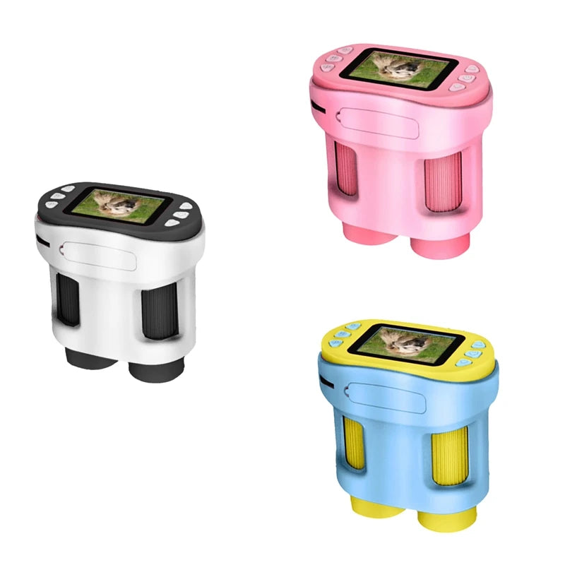 WISH 1000X Pocket Microscope Science Toys Handheld LED Light Biology Magnification Outdoor Students Teaching Oasis Select