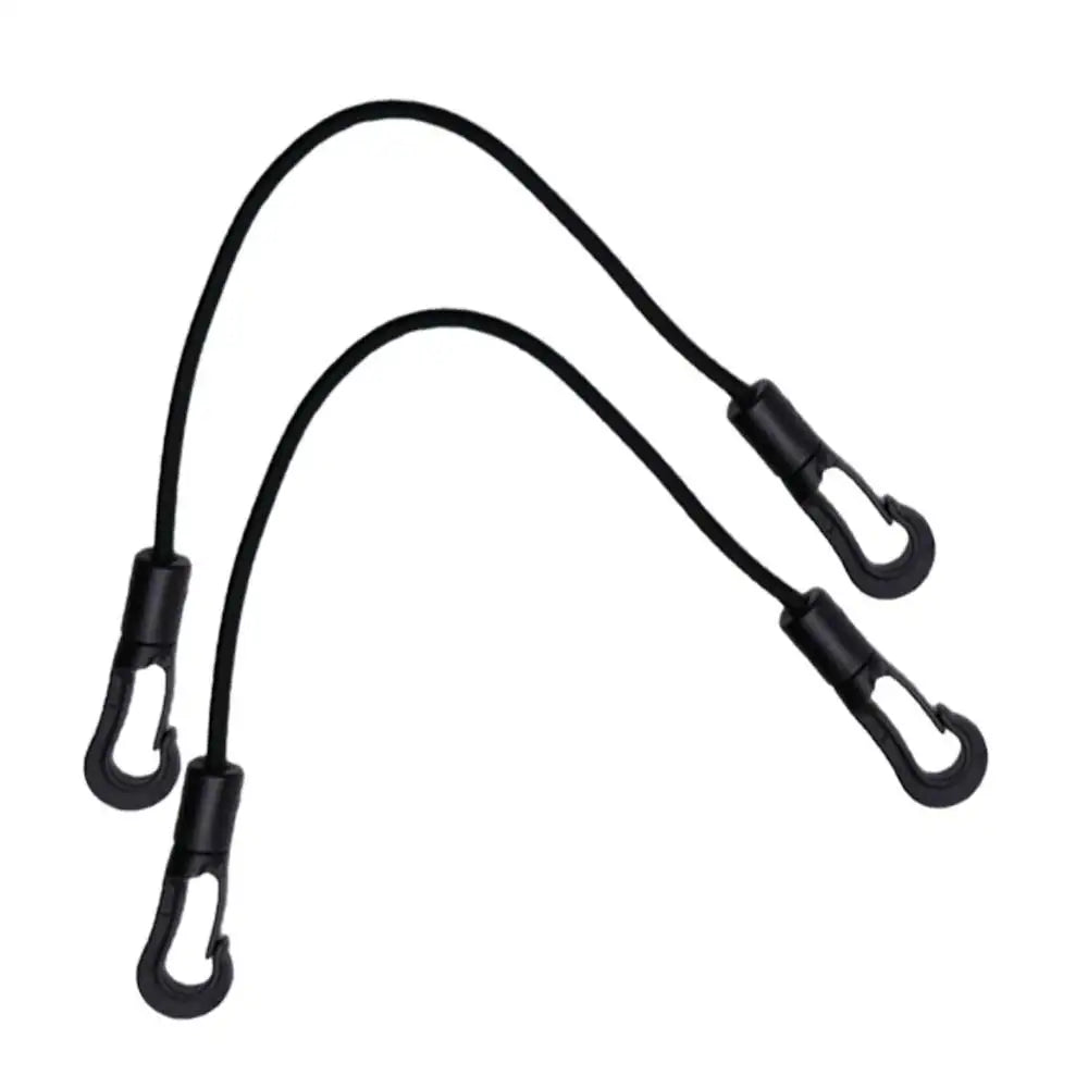 2pcs 4MM Bungee Shock Cord with Hooks Multi-Purpose Tie Downs Elastic Bungee Rope for Kayak Canoe Tarp Secure Your Gear Oasis Select