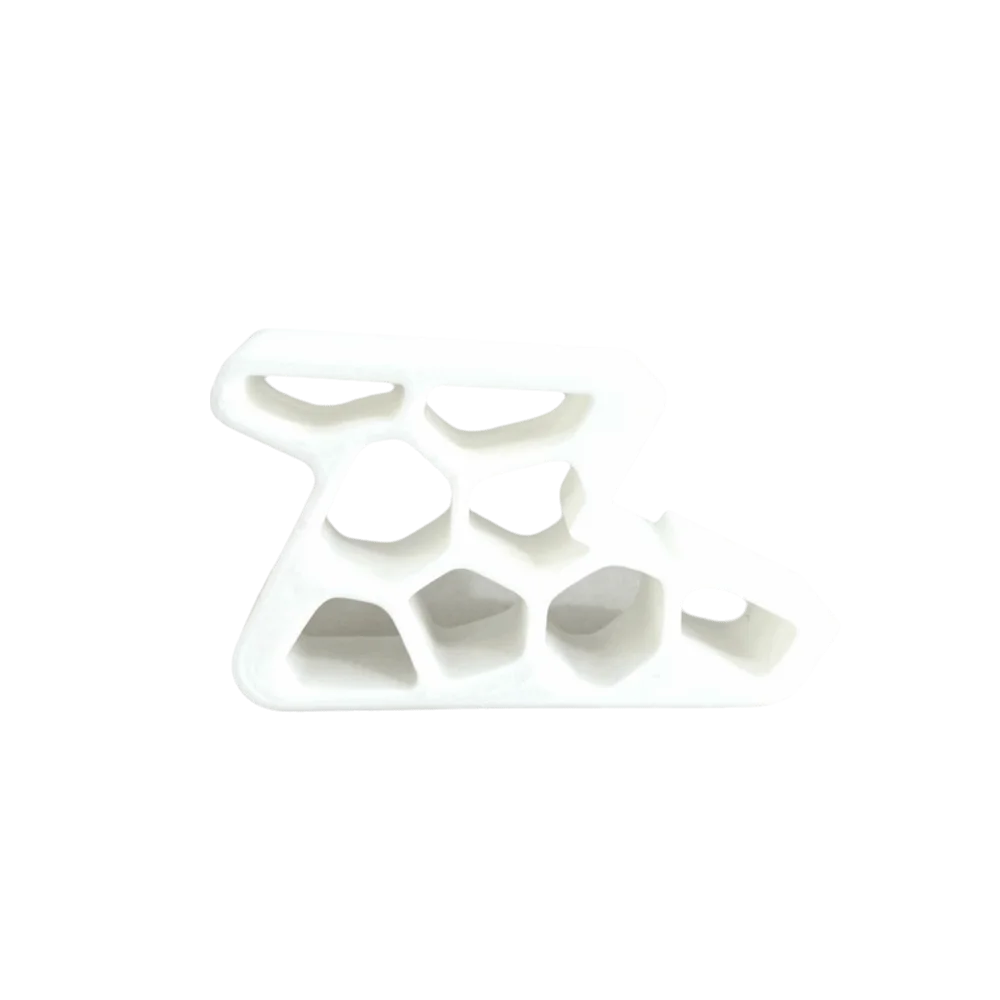Multi-use Heavy-Duty Door Stopper Anti-Slip 3D Door Wedge Easy Installation Track Lock Stopper Balcony Doors Oasis Select White