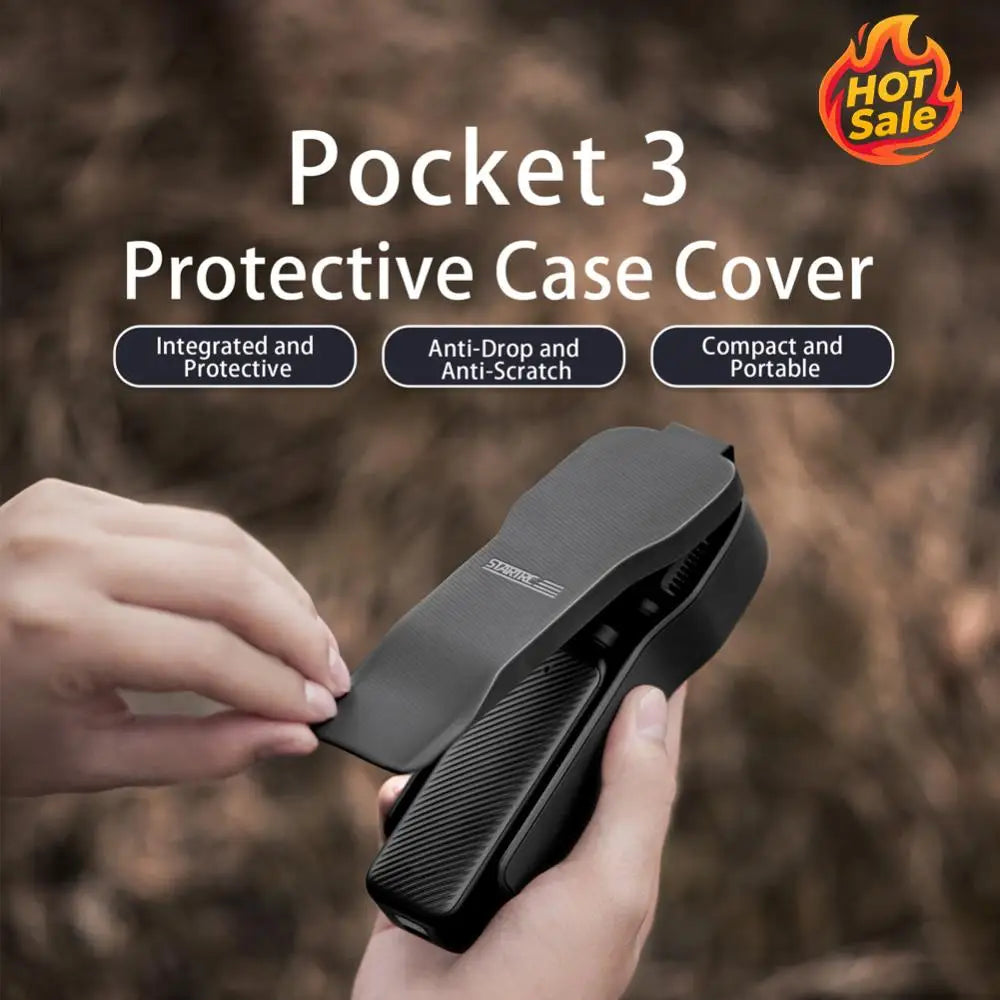 Portable Protective Shell Drop Resistant Portable Protective Bag Shockproof Handbag with Lanyard for DJI Osmo Pocket 3 Camera Oasis Select