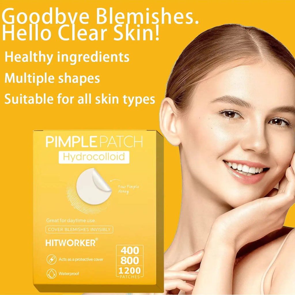 1200/800/400pcs/box hydrocolloid acne patch, alcohol free, mild and non irritating acne patch, suitable for all skin types Oasis Select