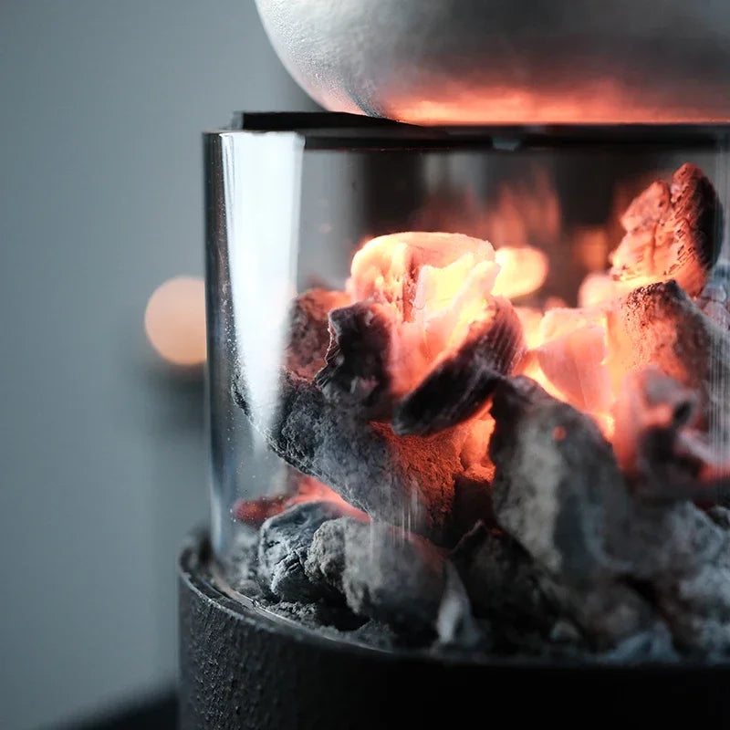 Tea Cooking Considerable Fire Charcoal Cast-iron Cast-iron Household Teahouse Outdoor Open Fire Tea Stove Tea Pot Oasis Select