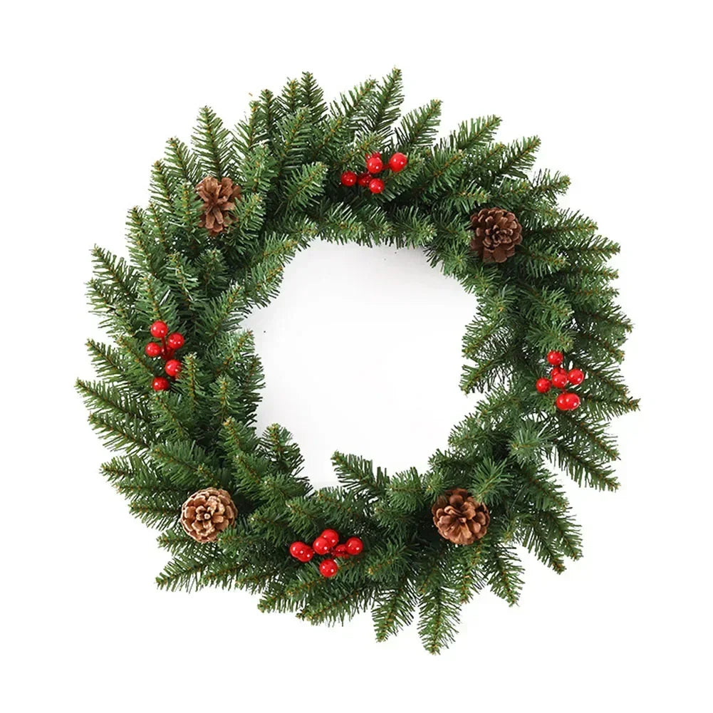 Christmas Decoration Pointed Flowers Party Party Artificial Christmas Pine Cones Wreath Part Name Specifications Oasis Select