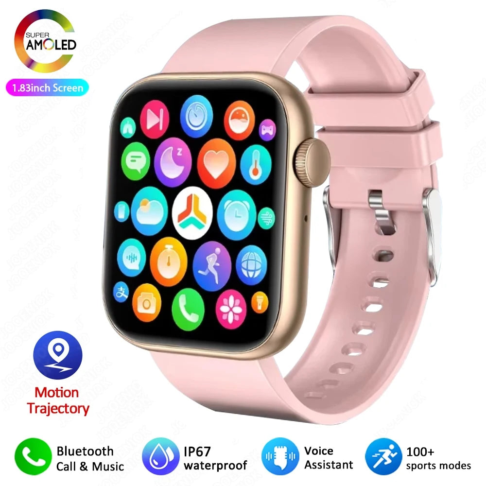 Jooeniok Women's Smartwatch – Bluetooth, AMOLED & Fitness Tracker