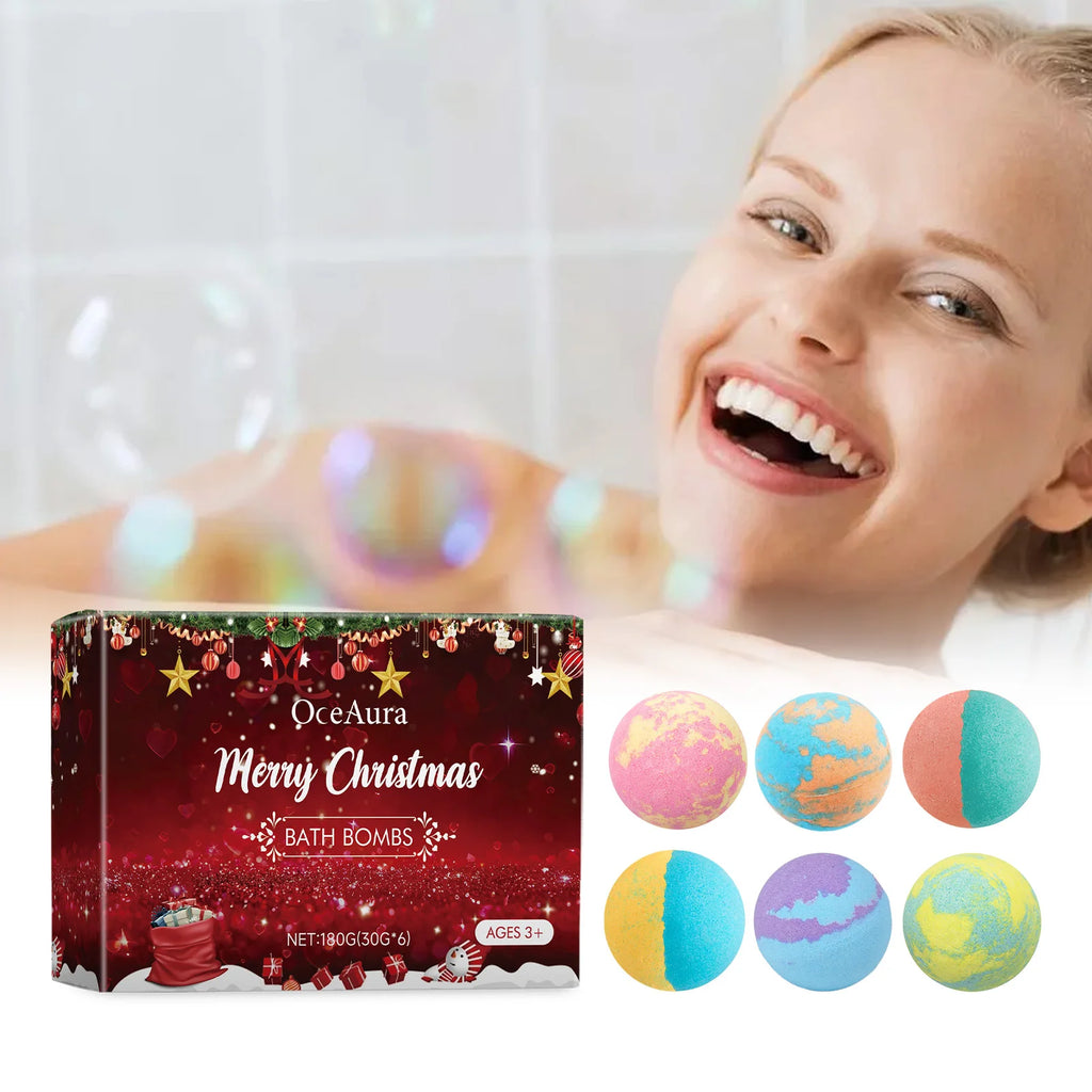 Bath Bombs Set Rose Dragon Fruit Extract Aromatherapy Spa Relaxing Moisturizing Long Lasting Fragrance Skin Cleansing Gift Oasis Select