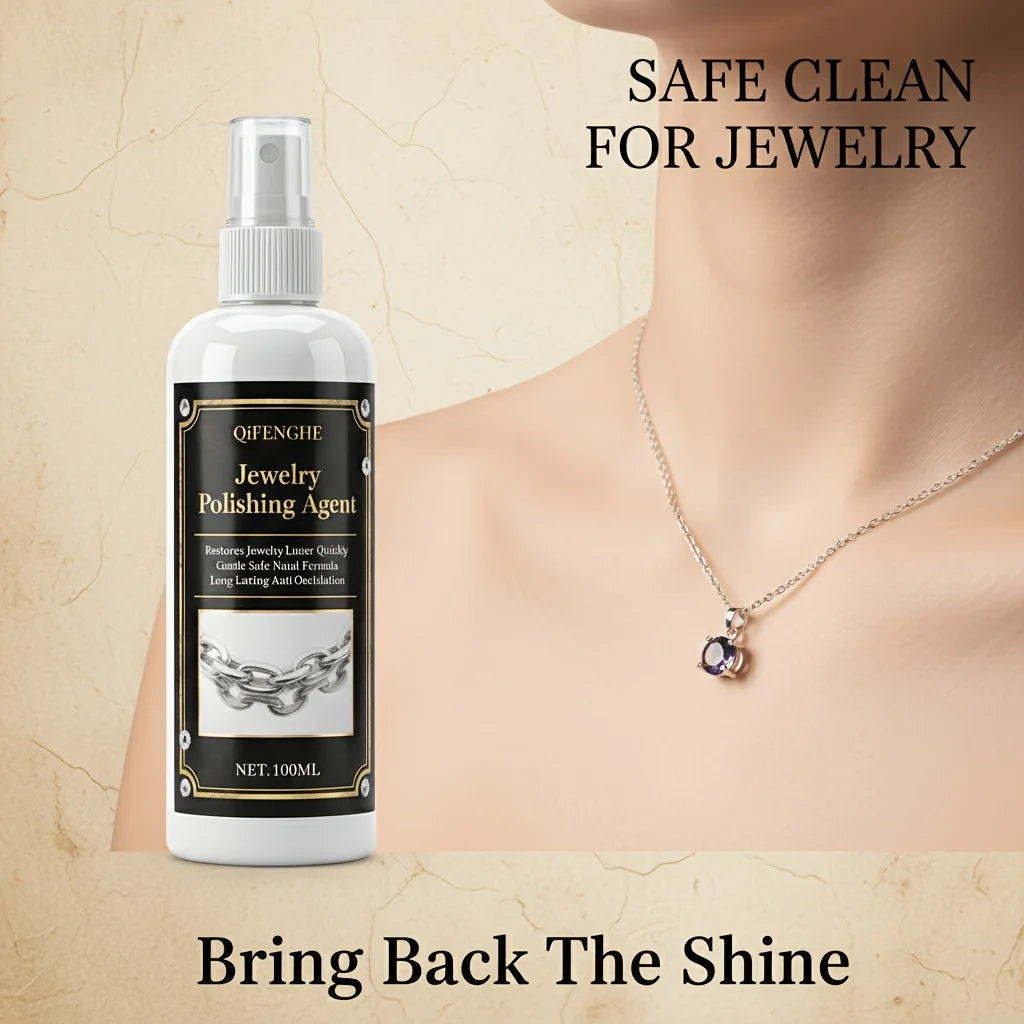 Jewelry Polishing Spray – Tarnish Remover for Gold & Silver Jewelry Cleaning Spray Oasis Select
