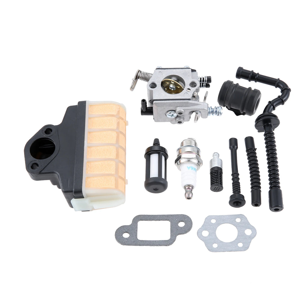 1set 1123 160 1650 Carburetor Spark Plug Air Filter Fuel Line Adjustment Kit with Gasket Fits for STIHL MS210 MS230 MS250 MS210C Oasis Select