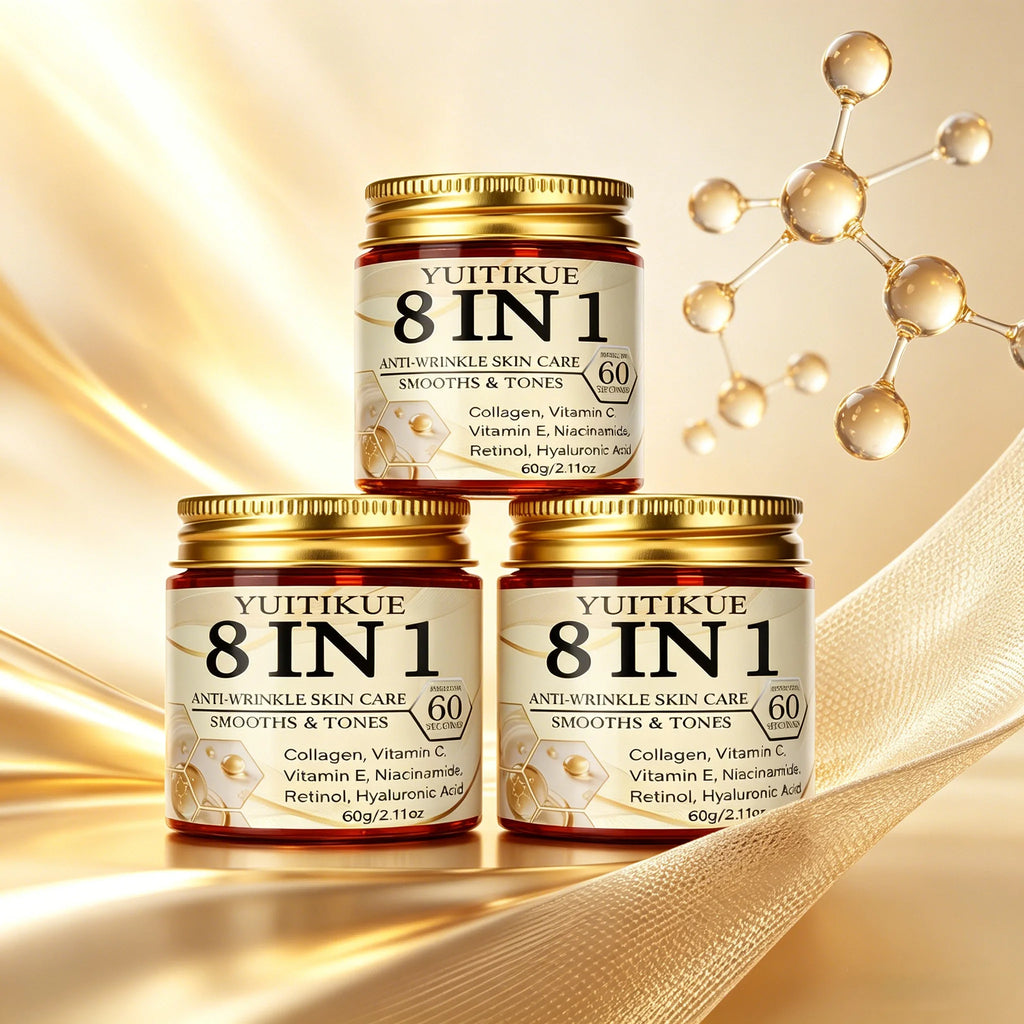 YUITIKUE 8-in-1 Face Cream – Collagen, Retinol & Niacinamide