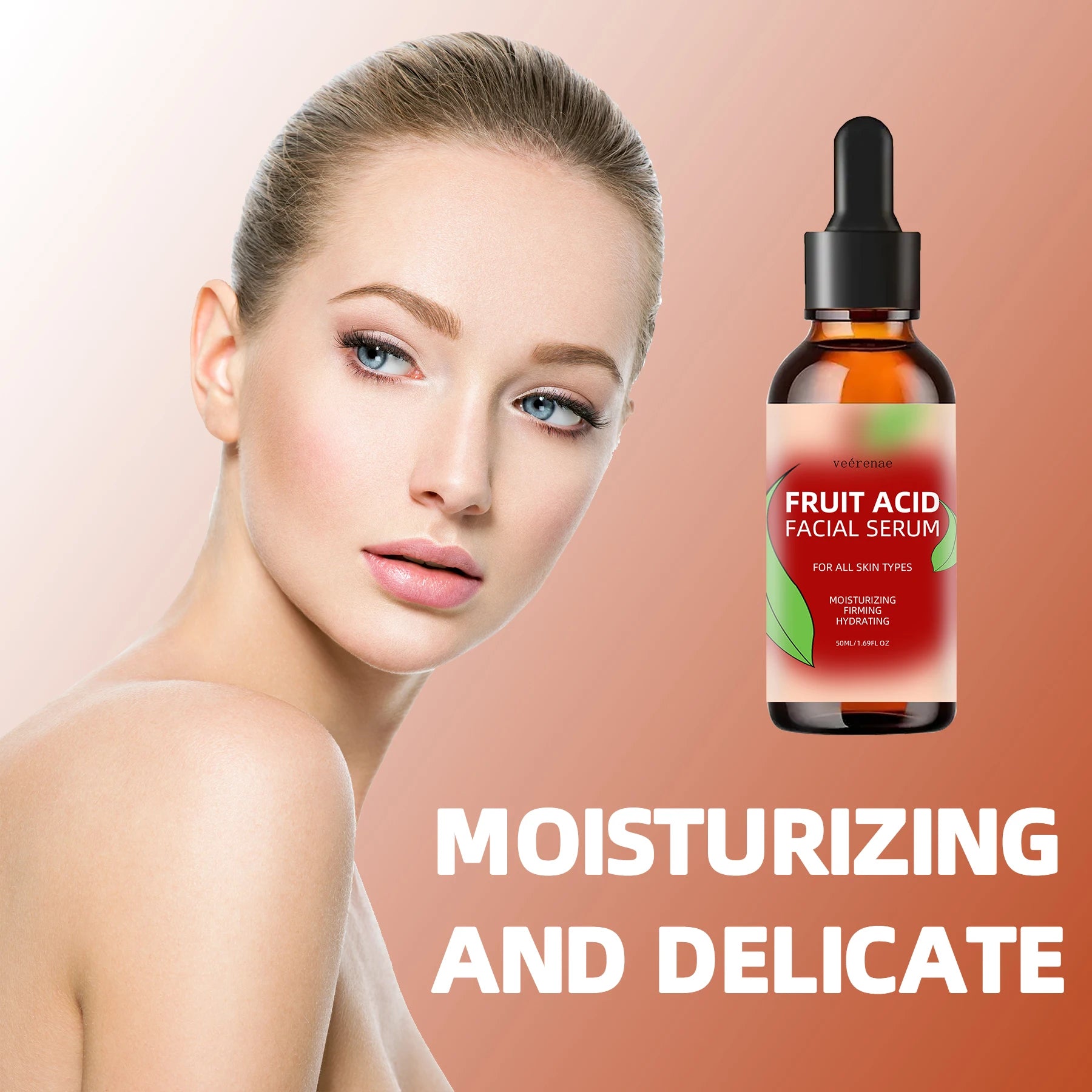 Veérenae Fruit Acid Facial Serum – Firming & Oil-Free