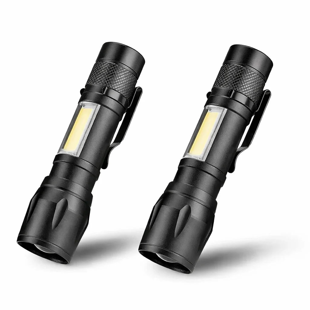 KDULIT Super Bright LED Flashlight | IP67 Waterproof Type-C