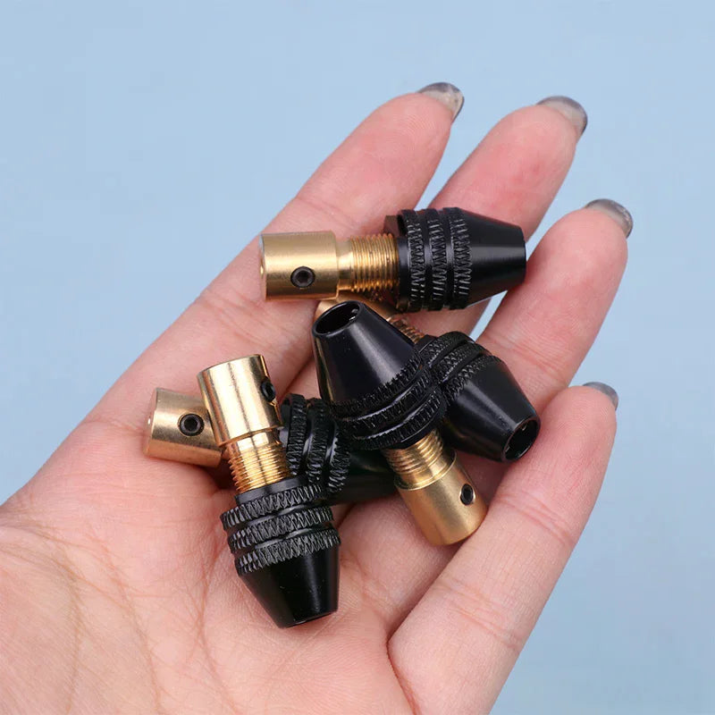 2mm-5mm Universal Small Electronic Drill Bit Collet Mini Chuck Tool Set Fixture Clamp Multifunction Micro Electric Drill Chuck Oasis Select