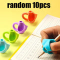 5/30pcs Kids Pen Grip Posture Corrector Silicone Pencil Holder For Children Ergonomic Writing Aid Tool For Handwriting Practice Oasis Select 10pcs
