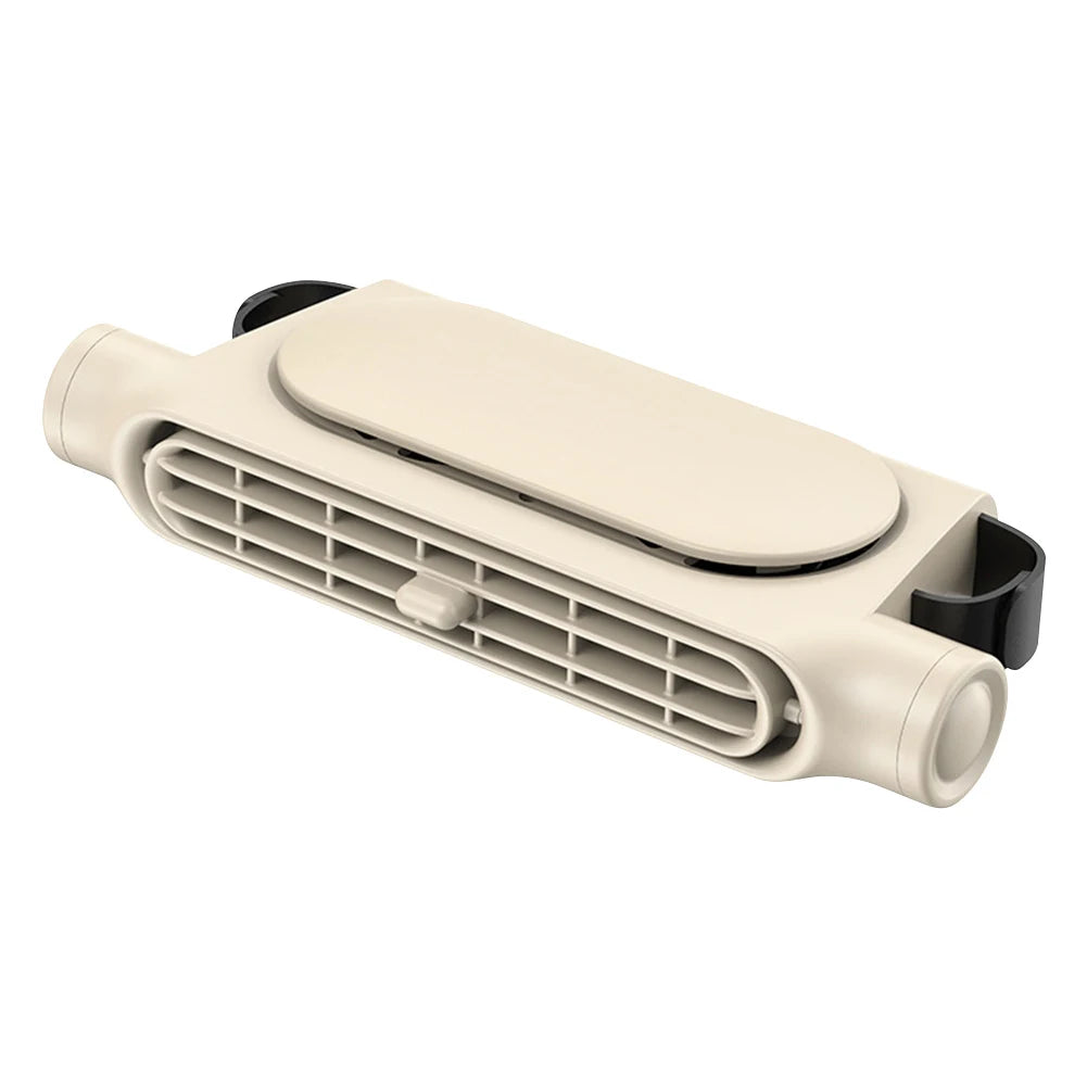 Rechargeable Car Seat Headrest Fan – 3-Speed Backseat Cooling Car Backseat Fan Oasis Select Beige United States