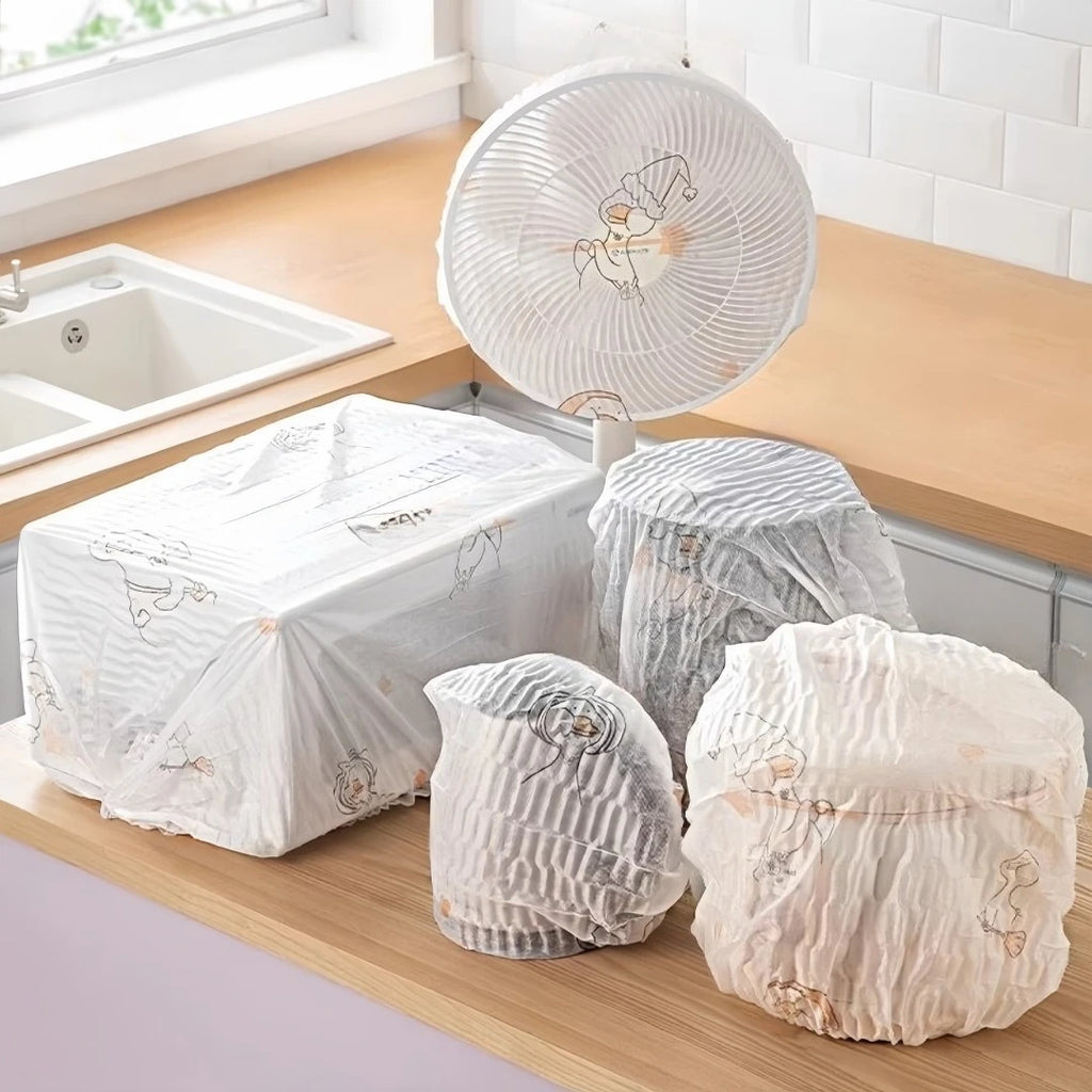 Multifunctional Disposable Dust Cover Luggage Air Conditioning Dustproof Cover Cartoon Pattern Home Fan Appliances Protect Cover Oasis Select