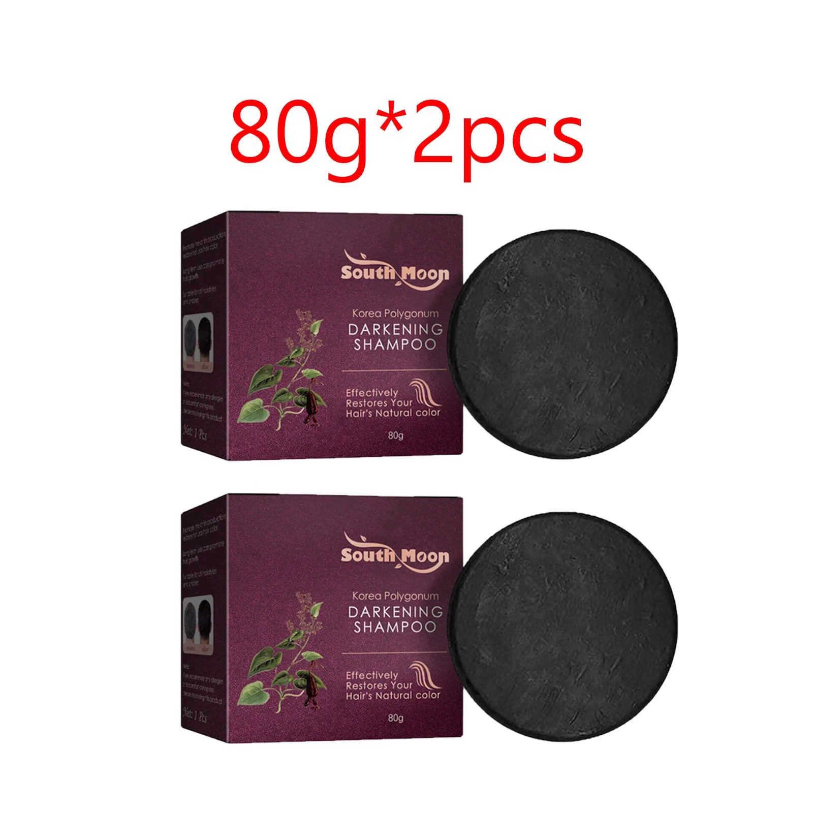 Polygonum Multiflorum Shampoo Soap Remove Dandruff Reduct Hair Loss Restore Natural Black Hair Strengthen Hair Roots Hair Care Oasis Select 2pcs