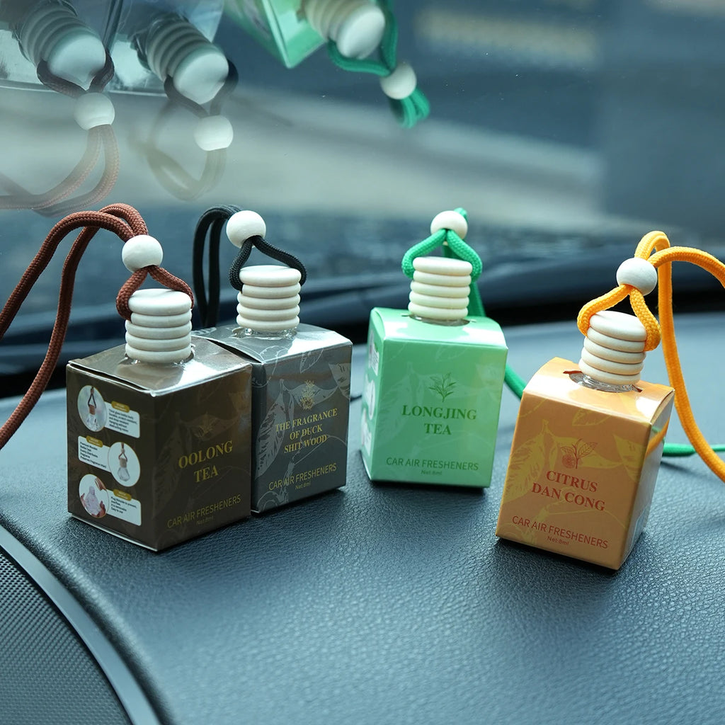 FORMBO Tea Car Air Freshener – Alcohol-Free Hanging Diffuser Car Air Freshener Oasis Select