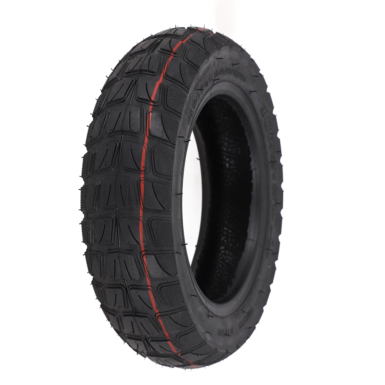 10 Inch Electric Scooter 10x2.50 Tubeless Tire Skateboard Off-Road Tyre Vacuum Tire Rubber Excellent Replacement Applications Oasis Select