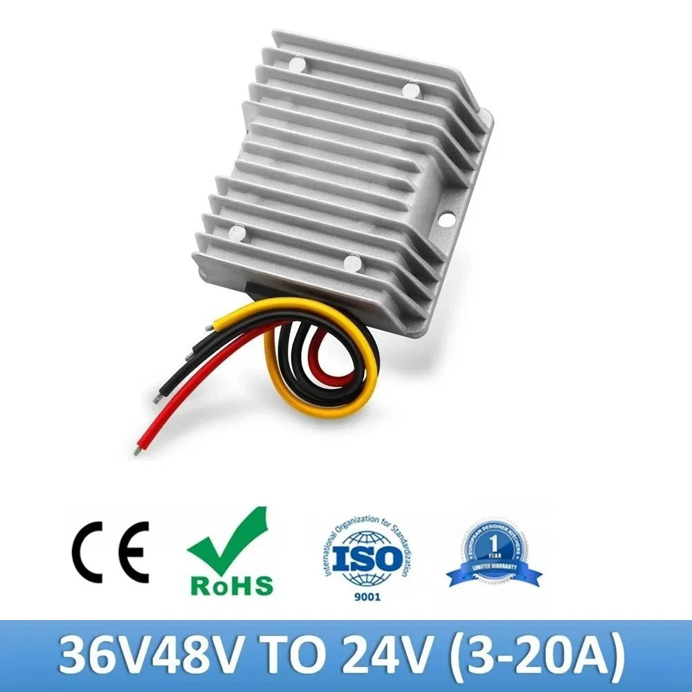 36v 48v to 24v 3A 8A 15A 20A Step Down Power Converter Buck Converter 24 Volts Voltage Regulator 30-60v DC-DC Transformer Oasis Select