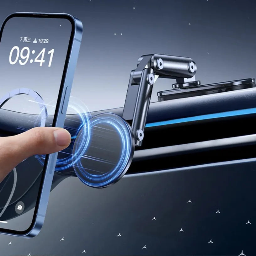 Foldable Dashboard 360° Rotation Phone Car Holder For Magsafe iPhone 17 16 15 14 13 12 Pro Max Samsung Phone Car Holder Oasis Select
