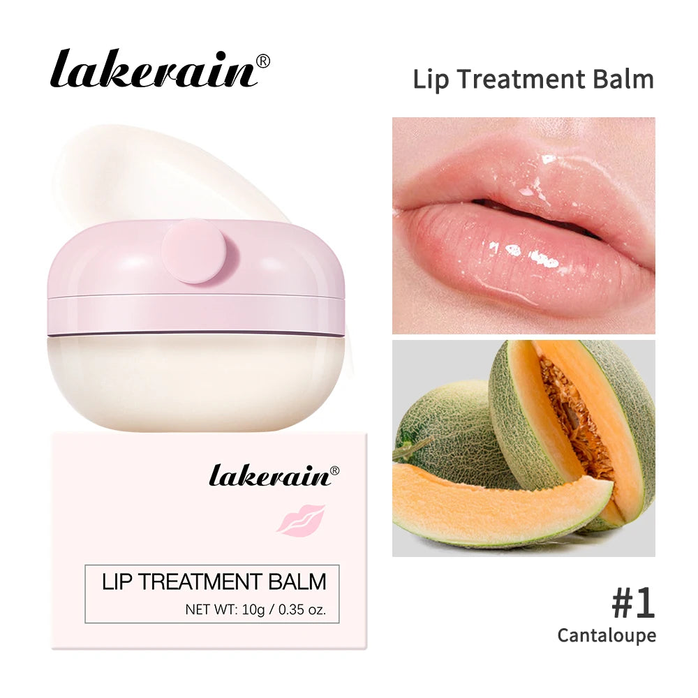 Deep Moisturizing Lip Balm Set Smoothes Lip Wrinkles Nourishing Lip Care Balms Long-lasting Moisturizing Plump Lips Perfect Gift Oasis Select 1 Cantaloupe