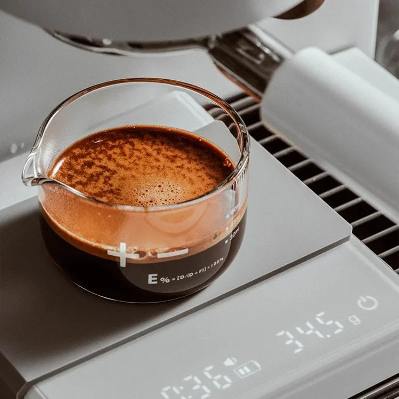 Star Rain Shot Cup Espresso Glass Ounce Cup with Graduated 100ml Measuring Cup Kitchen Gadgets Oasis Select