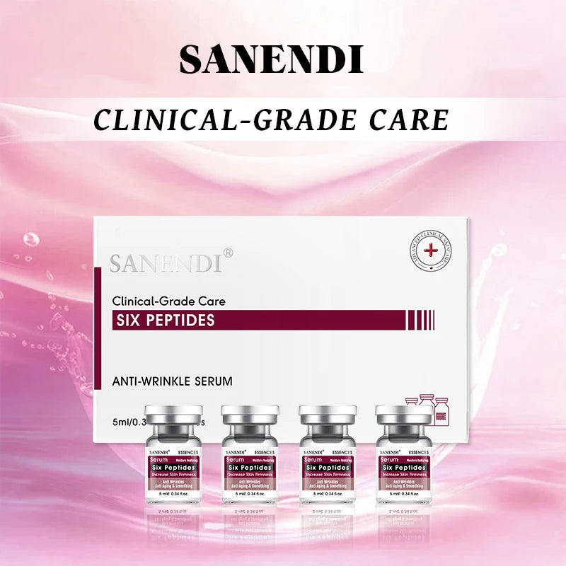 Korean Six Peptide Hyaluronic Acid Face Serum – 10 Ampoules Face Ampoule Serum Oasis Select