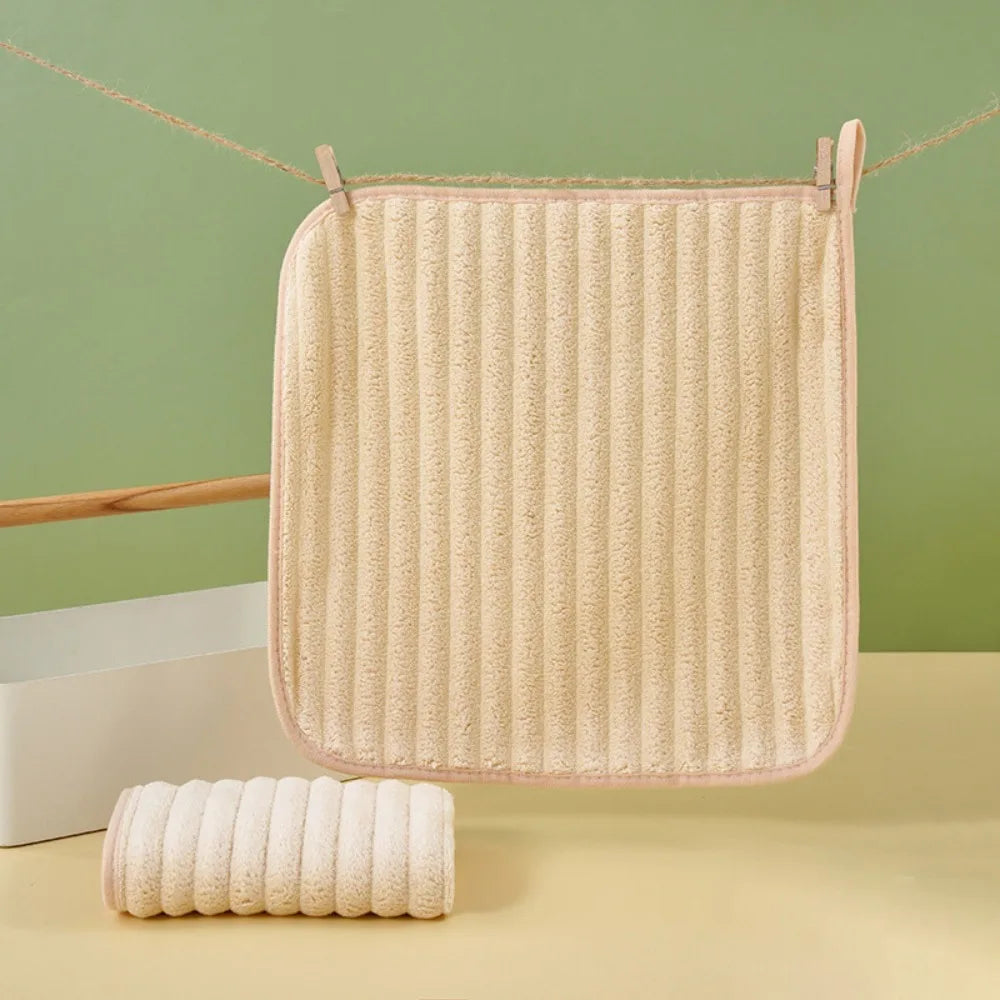 6-Pack Coral Fleece Hand Towels – Quick Dry & Absorbent