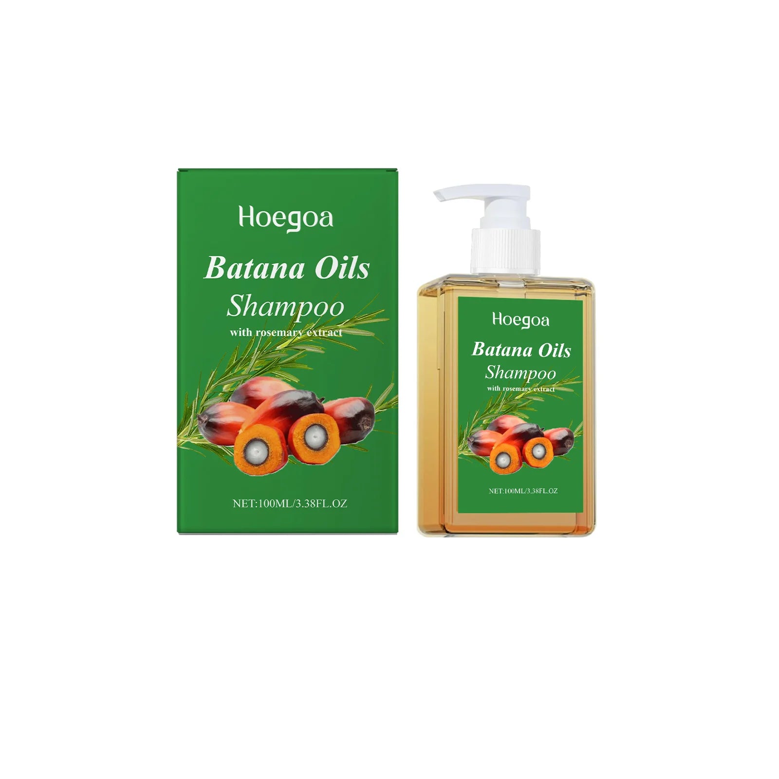 Hoegoa Batana Oil Rosemary Shampoo Set – Repair & Volumize Hair Care Set Oasis Select Shampoo
