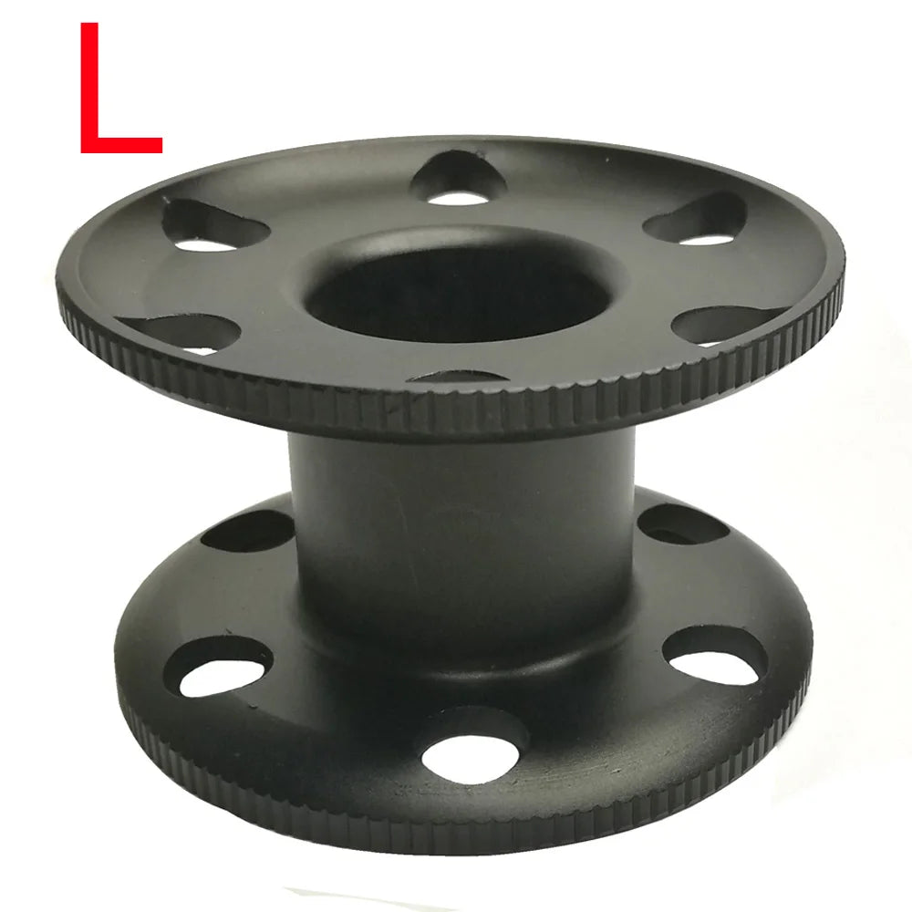 Scuba Diving Blank Finger Reel Diver Water Sports Aluminum Alloy Guide Line Spool Oasis Select Black L