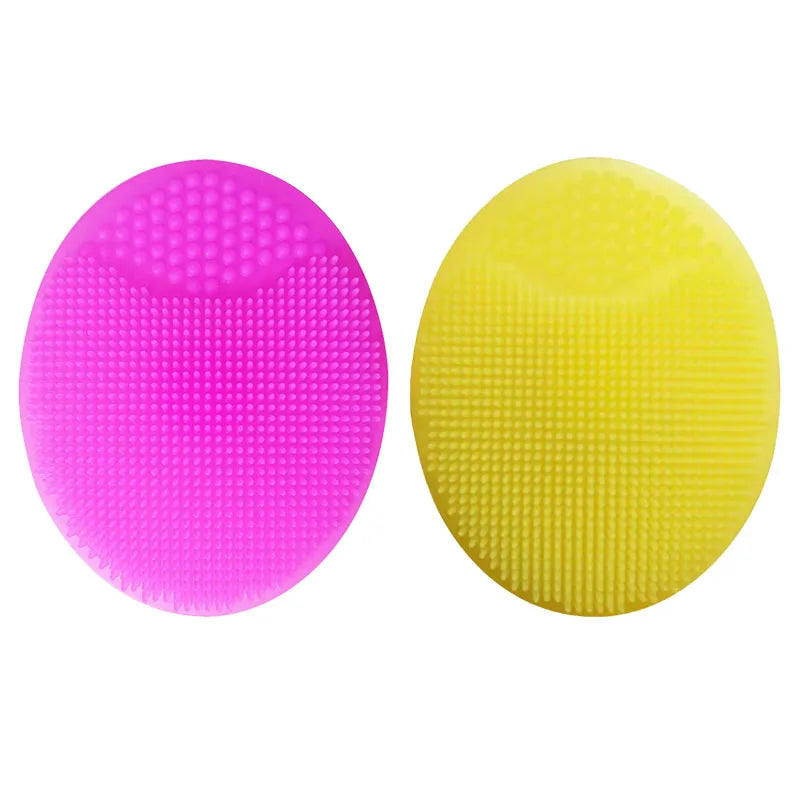 1 Shampoo Brush Baby Infant Bathing Soft Silicone Boys Kids Shower