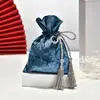 Vintage Flower Drawstring Candy Gift Bag – Wedding & Baby Shower