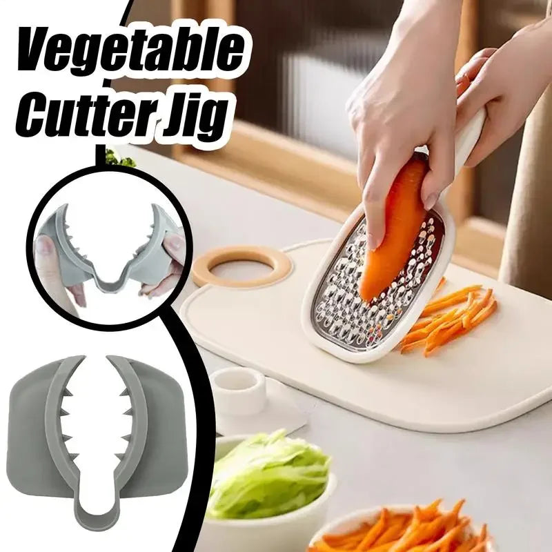1pcs Vegetable Cutter Jig Safe Grater Finger Guard for Mandoline Slicer Protective Ergonomic Non Slip Kitchen Accessories Oasis Select