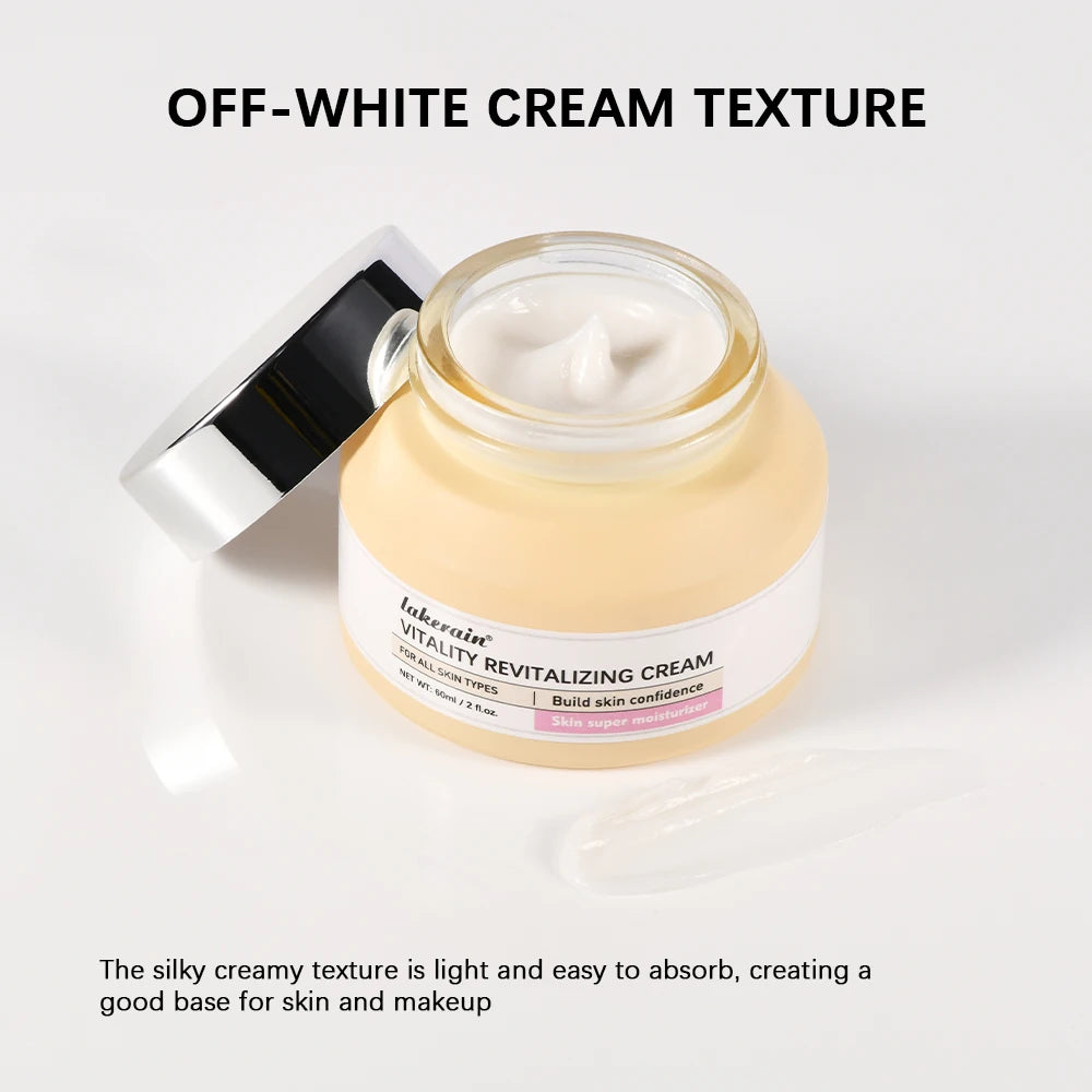 Facial Moisturizing Cream Makeup Vitality Revitalizing Cream Hyaluronic Acid Reduces Fine Lines Lift Firm Face Moisturizer Oasis Select