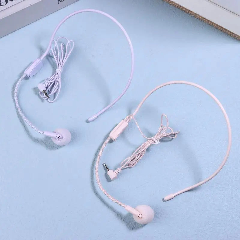 1Pcs 3.5mm Plug Microphone; Wired Speech Teaching Headset for Meetings Oasis Select