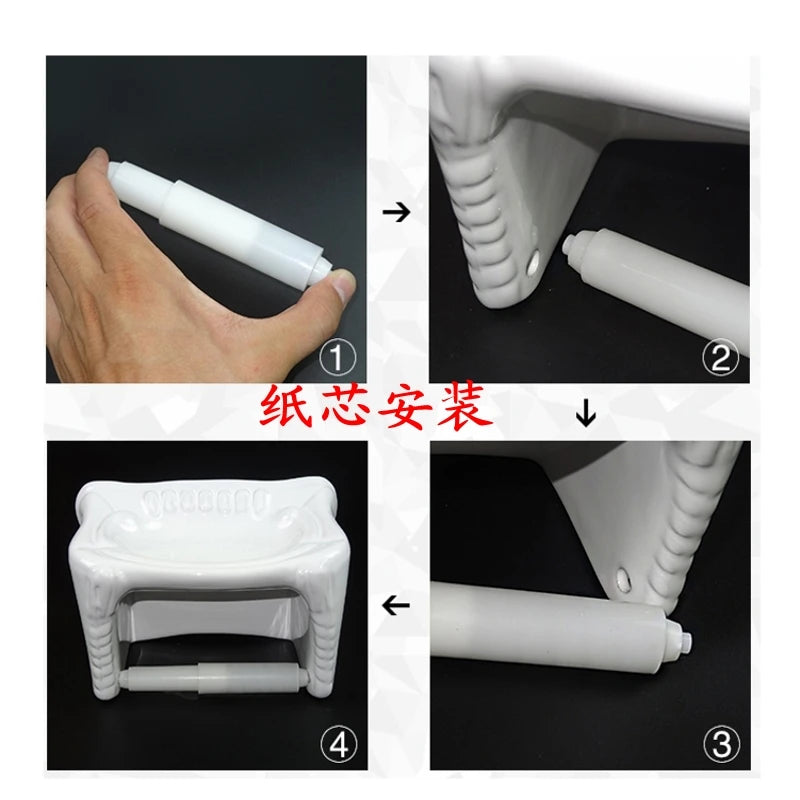 Replacement Toilet Roll Paper Shaft Tissue Box Adjustable Paper Roll Core Tissue Spindle Insert Spring For Bathroom Accessories Oasis Select