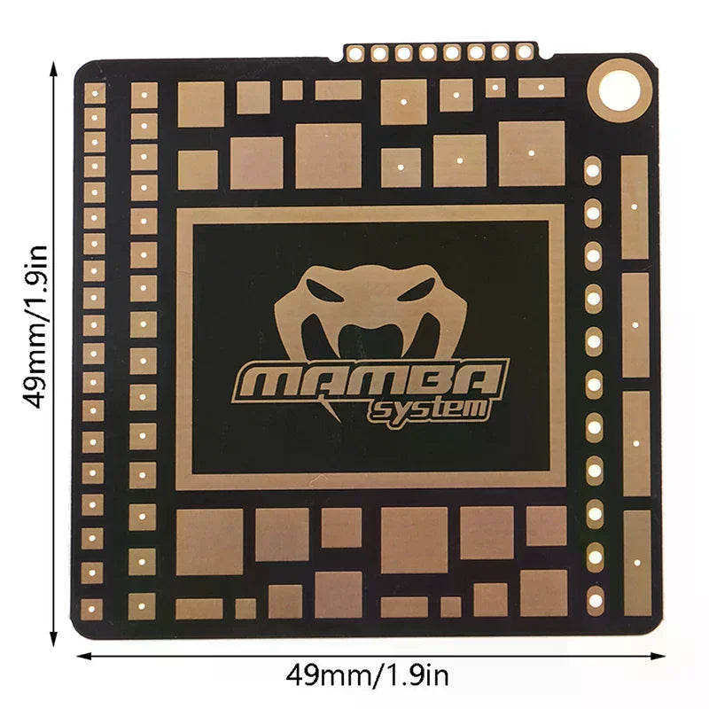 High Quality DIATONE MAMBA Soldering Practice Board 49X49X1.6mm for FPV Beginner New Pilots Improving Soldering Level DIY Parts Oasis Select