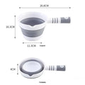 Collapsible Silicone Water Ladle – Non-Slip & Foldable Scoop