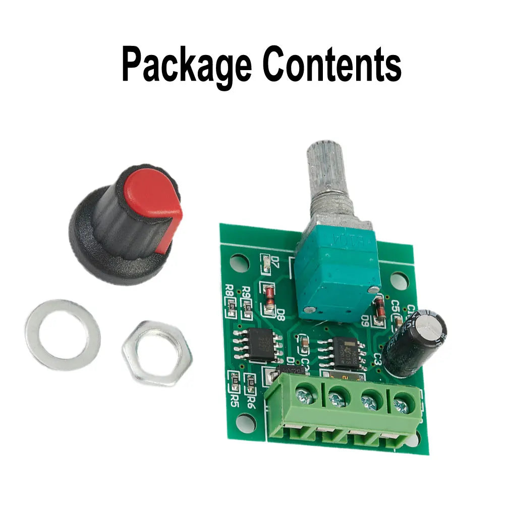 DC 1.8V 3V 5V 6V 12V PWM Motor Speed Controller Adjustable Speed DC Motor Driver Home Improvement Durable Oasis Select