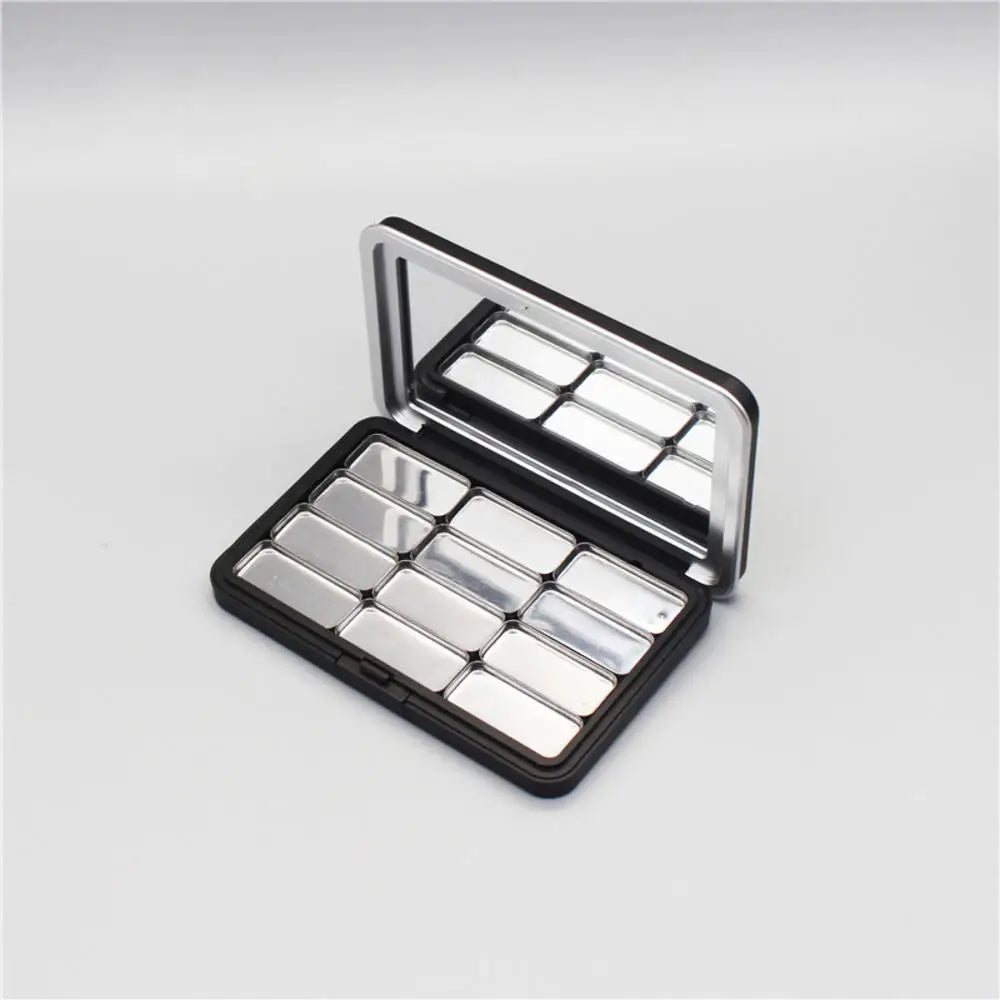 1pcs Empty Eyeshadow Palette Eye Makeup Storage Container With Mirror For Women Girls Diy Eye Shadow Tray Refillable Storage Box Oasis Select 1pc NO.4 iron tray CHINA