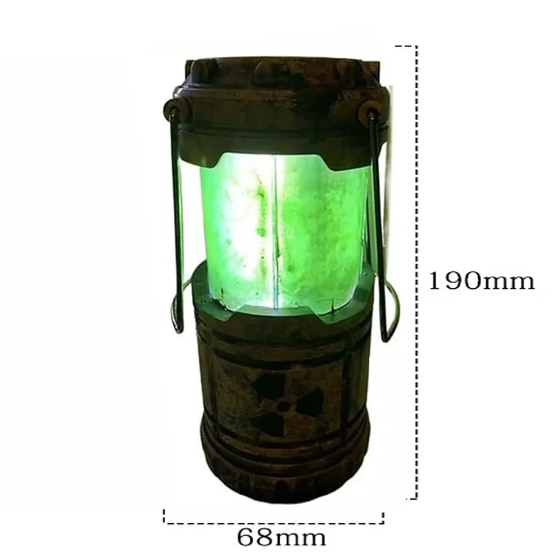 Nuclear Reactor Lantern Gift Mini Handheld Nuclear Reactor Lantern Toy Doomsday Nuclear Reaction Push Simulation Illuminator Oasis Select Green Light 190mmX68mm