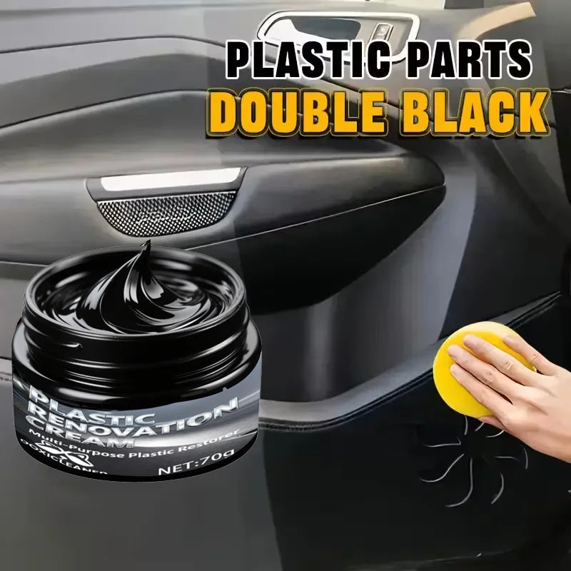 Plastic Repair Paste & Tire Shine | UV Protection 5-Min Fix Car Detailing Paste Oasis Select