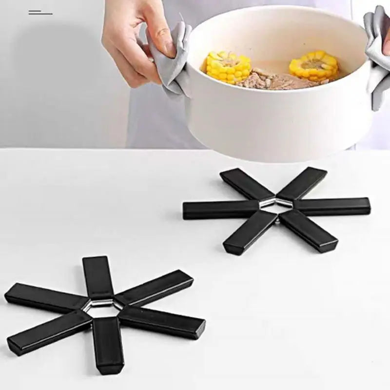 Foldable Trivet Mat – Non-Slip Heat Insulation Pot Pad Foldable Trivet Mat Oasis Select